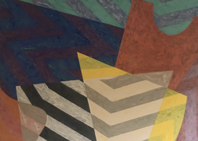 Bernd Wolf - Wasserfarben - Titel: "OT" - 1997 - O-Size: 140 x 153 - Ort: Obergeschoss linke Wand - (1 von 3) - https://de.wikipedia.org/wiki/Bernd_Wolf_(Maler)