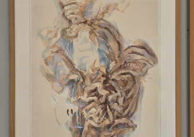 Hann Trier - Aquarell - Titel: "OT02" - 1975 - O-Size: 53 x 78 - Ort: Obergeschoss linke Ecke - (2 von 2) - https://de.wikipedia.org/wiki/Hann_Trier