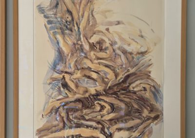 Hann Trier - Aquarell - Titel: "OT01" - 1975 - O-Size: 53 x 78 - Ort: Obergeschoss linke Ecke - (1 von 2) - https://de.wikipedia.org/wiki/Hann_Trier