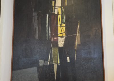 Heinrich Siepmann - Ölfarbe - Titel: "OT" - undatiert - O-Size: 73 x 92 - Ort: Erdgeschoss Theke - Über dem Speiseaufzug - https://www.heinrichsiepmann.de